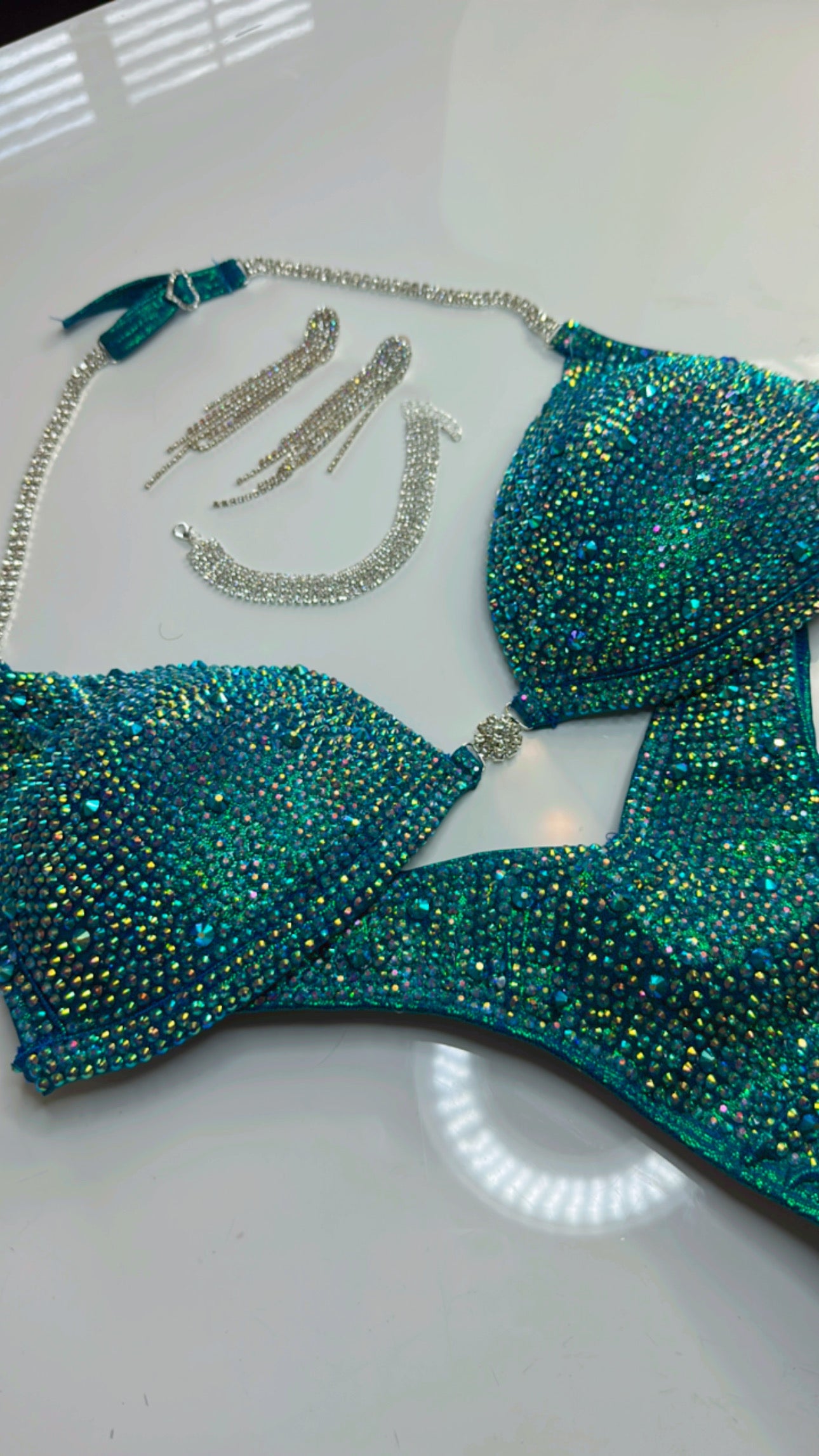 Water blue bikini IFBB/ NPC