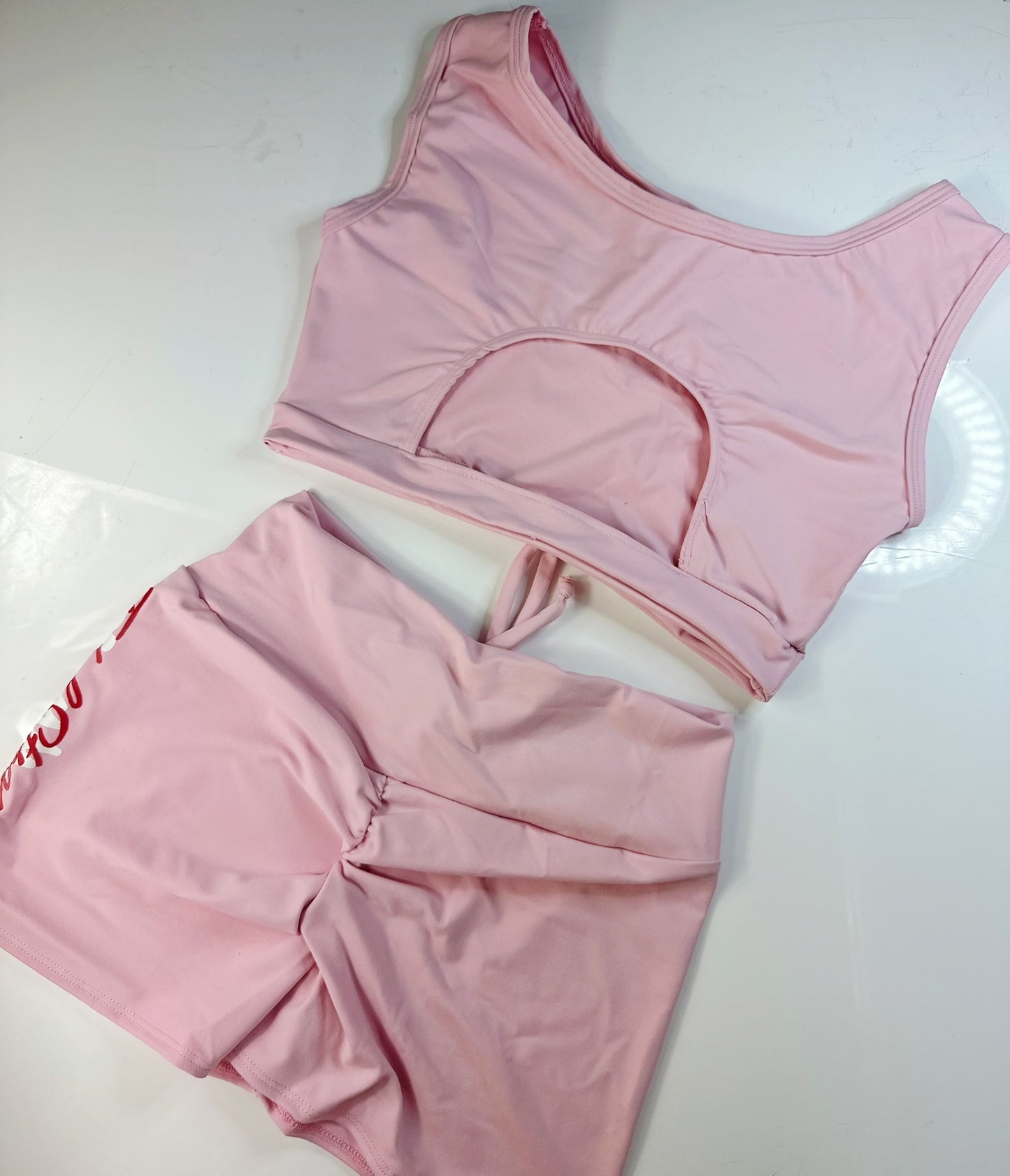 Baby Pink Cropped