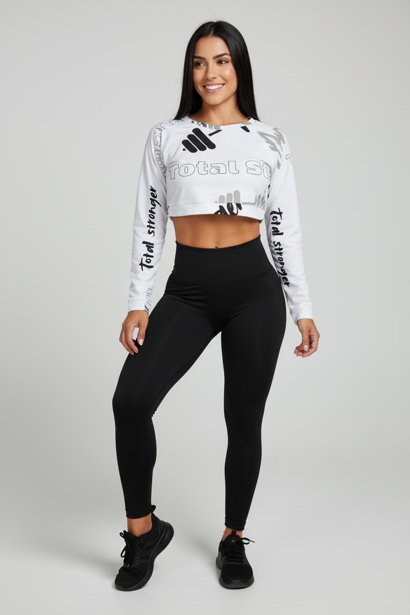 Cropped long sleeve Total Stronger